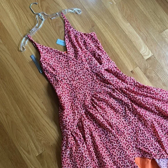 NWT Anthropologie Hutch Flutter Wrap Midi Dress MP NWT - Picture 13 of 15